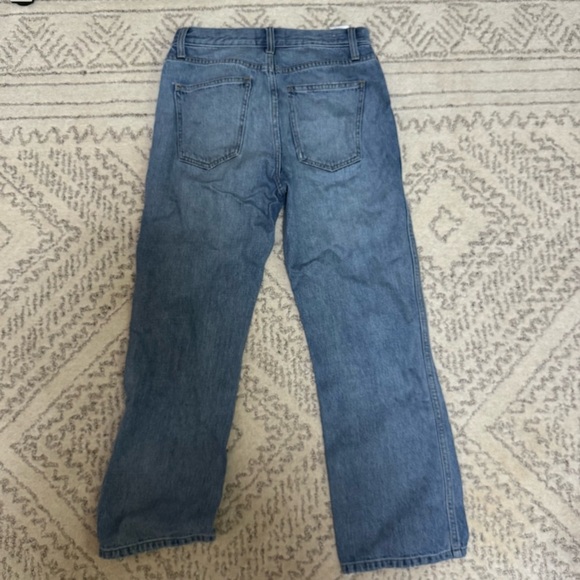Current/Elliott Blue Straight Leg Jeans - Picture 3 of 3
